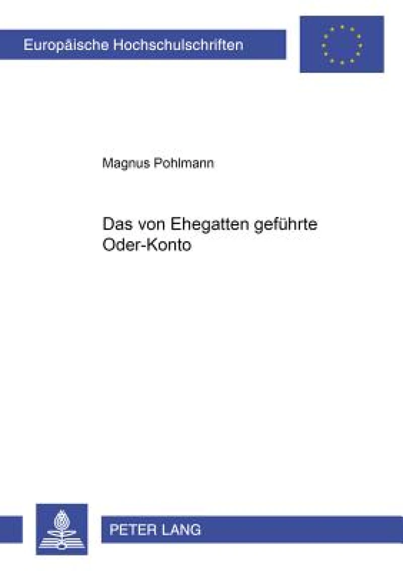 Das Von Ehegatten Gefuehrte Oder-Konto