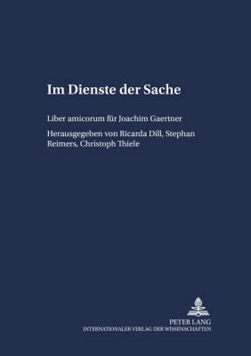 Im Dienste der Sache