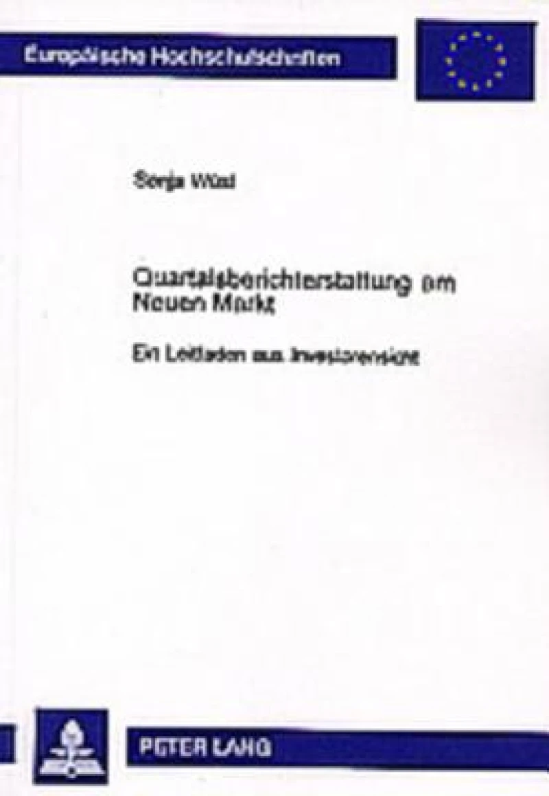 Quartalsberichterstattung Am Neuen Markt