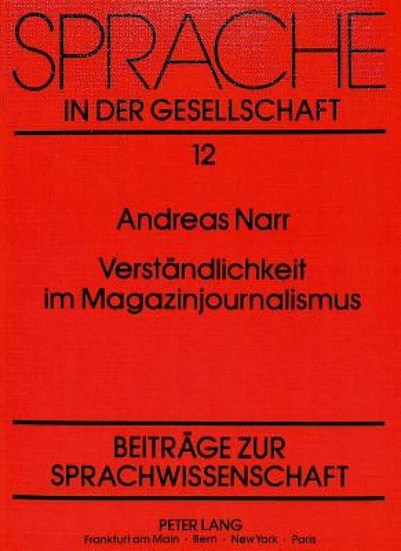 Verstaendlichkeit im Magazinjournalismus