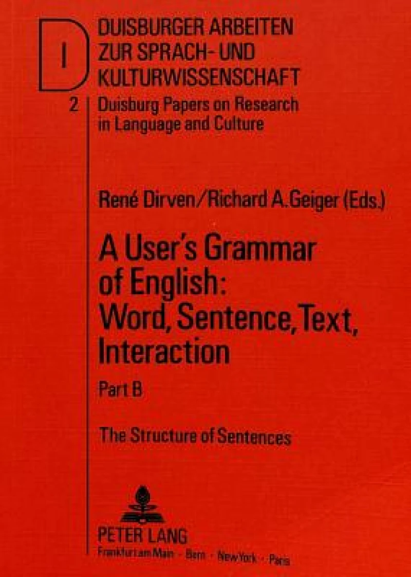 User's Grammar of English