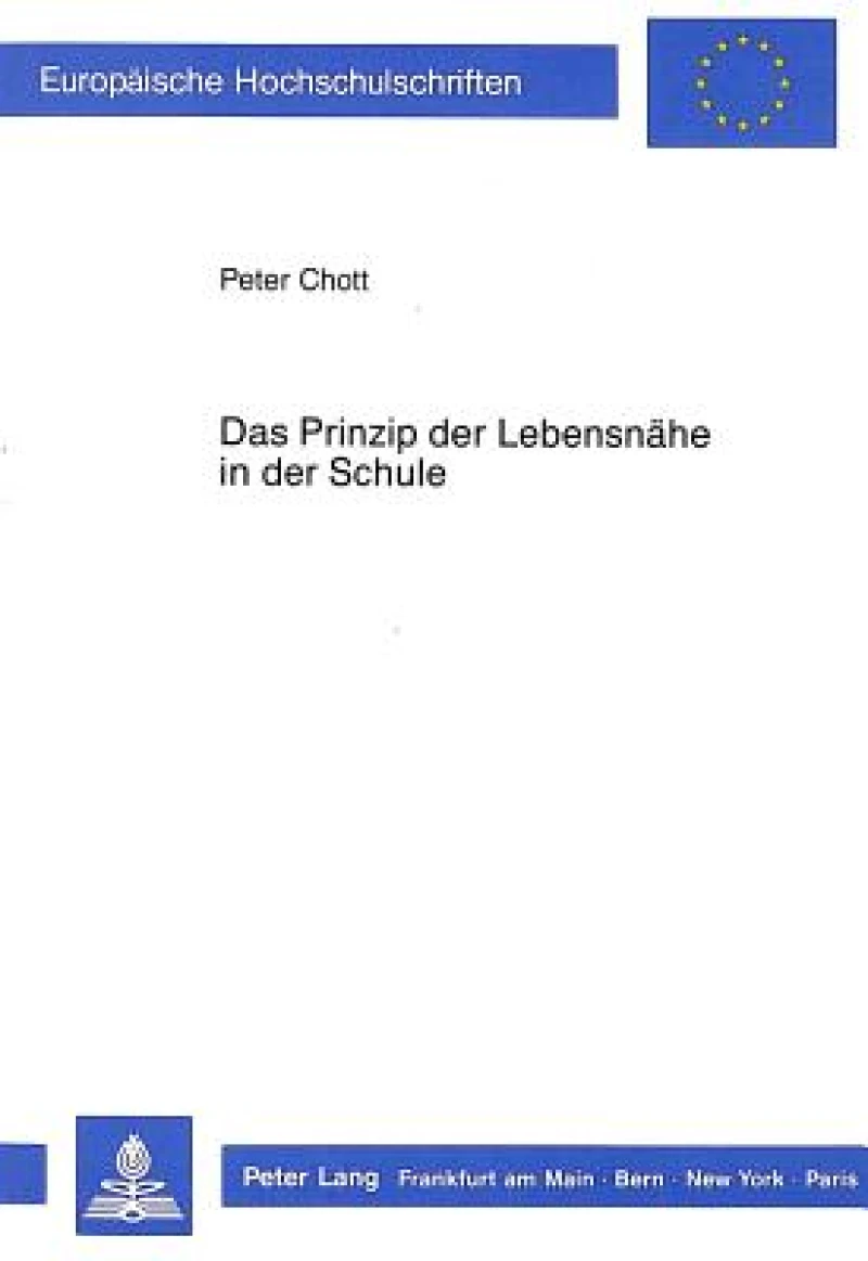 Das Prinzip der Lebensnaehe in der Schule