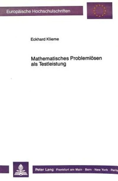 Mathematisches Problemloesen als Testleistung