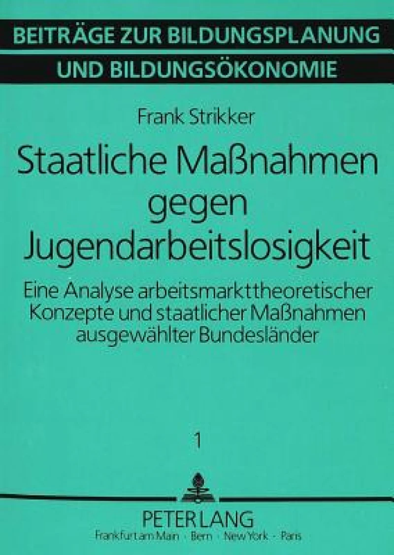 Staatliche Massnahmen gegen Jugendarbeitslosigkeit