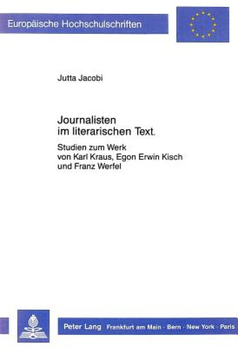 Journalisten Im Literarischen Text