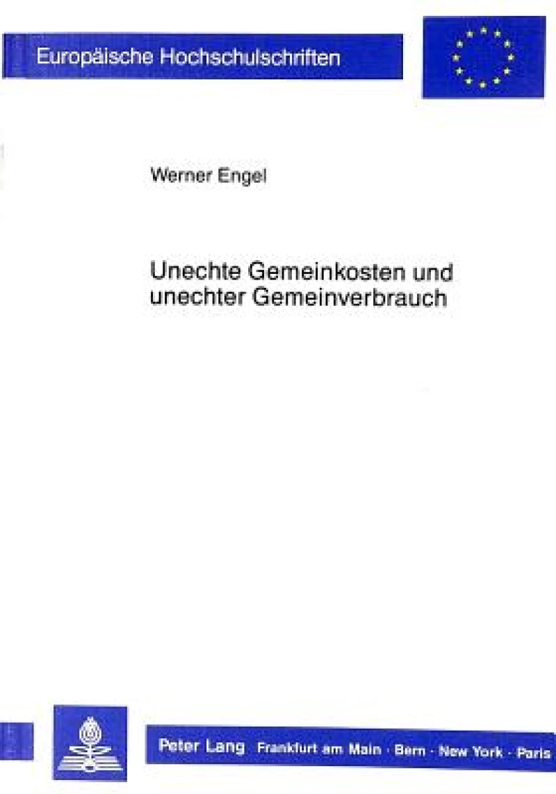 Unechte Gemeinkosten und unechter Gemeinverbrauch