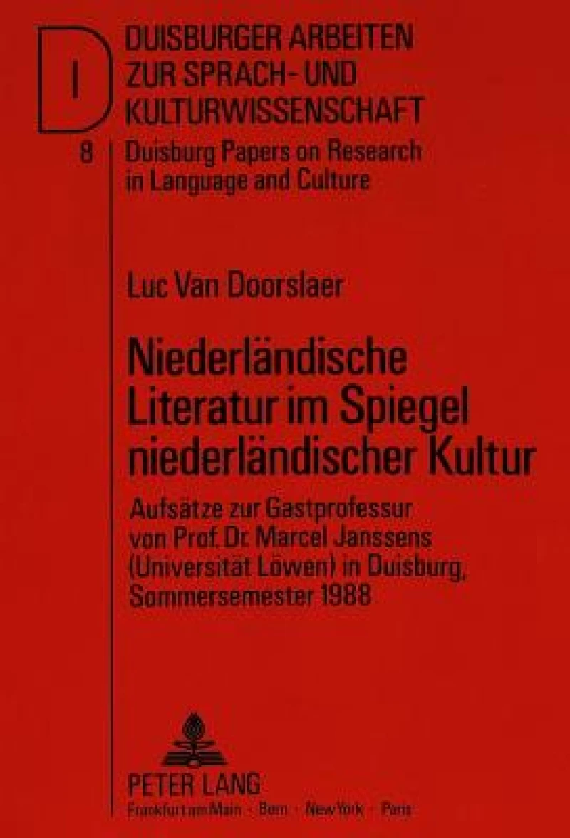 Niederlaendische Literatur im Spiegel niederlaendischer Kultur