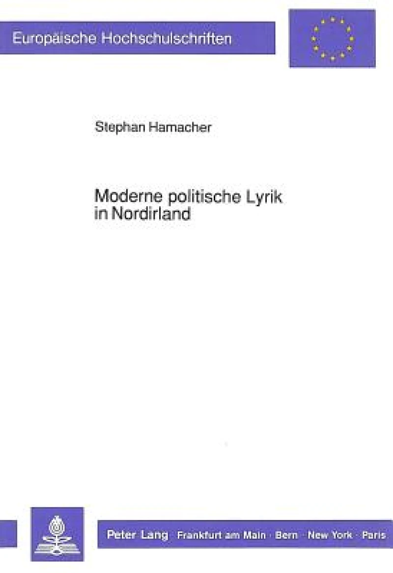Moderne politische Lyrik in Nordirland