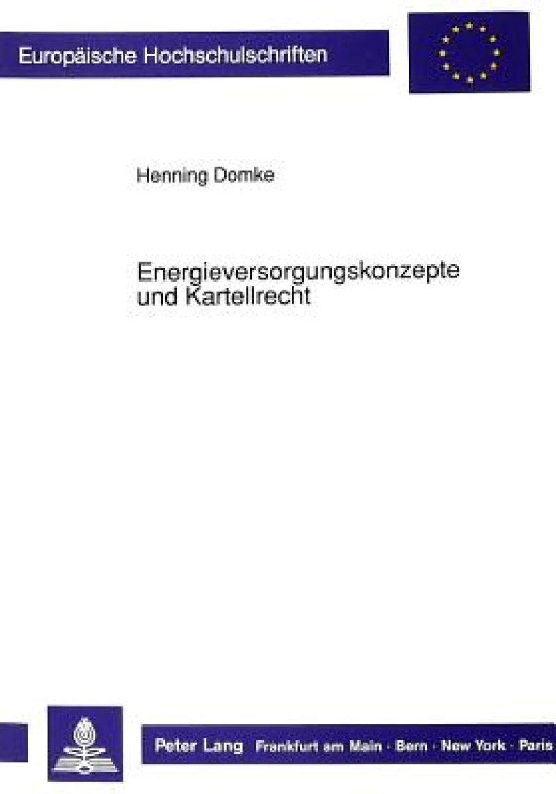 Energieversorgungskonzepte und Kartellrecht