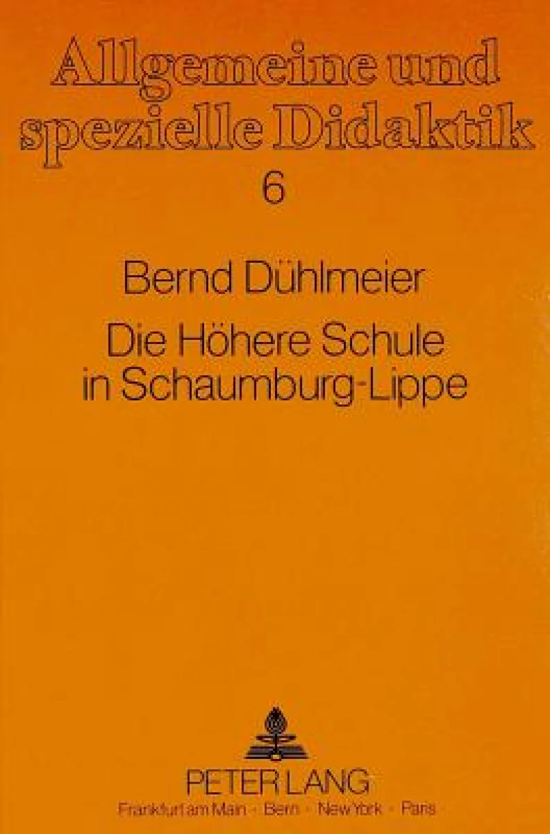 Die Hoehere Schule in Schaumburg-Lippe