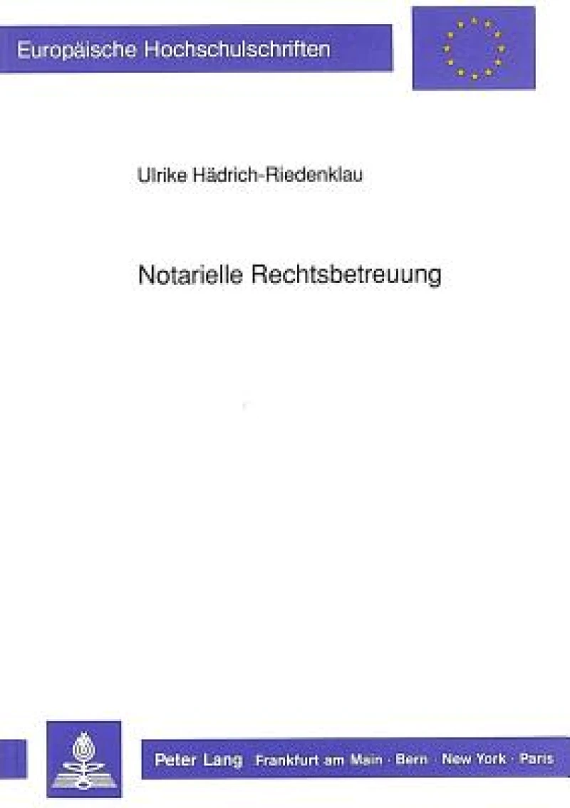Notarielle Rechtsbetreuung