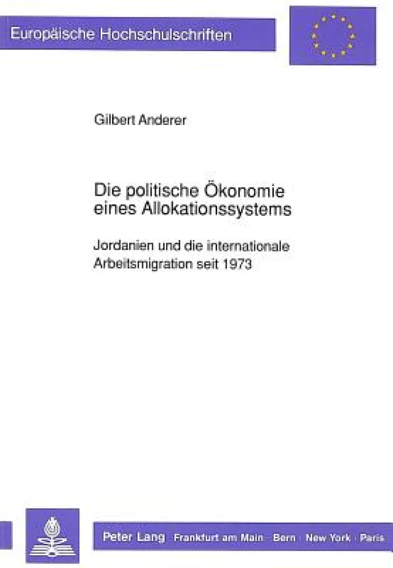 Die politische Oekonomie eines Allokationssystems