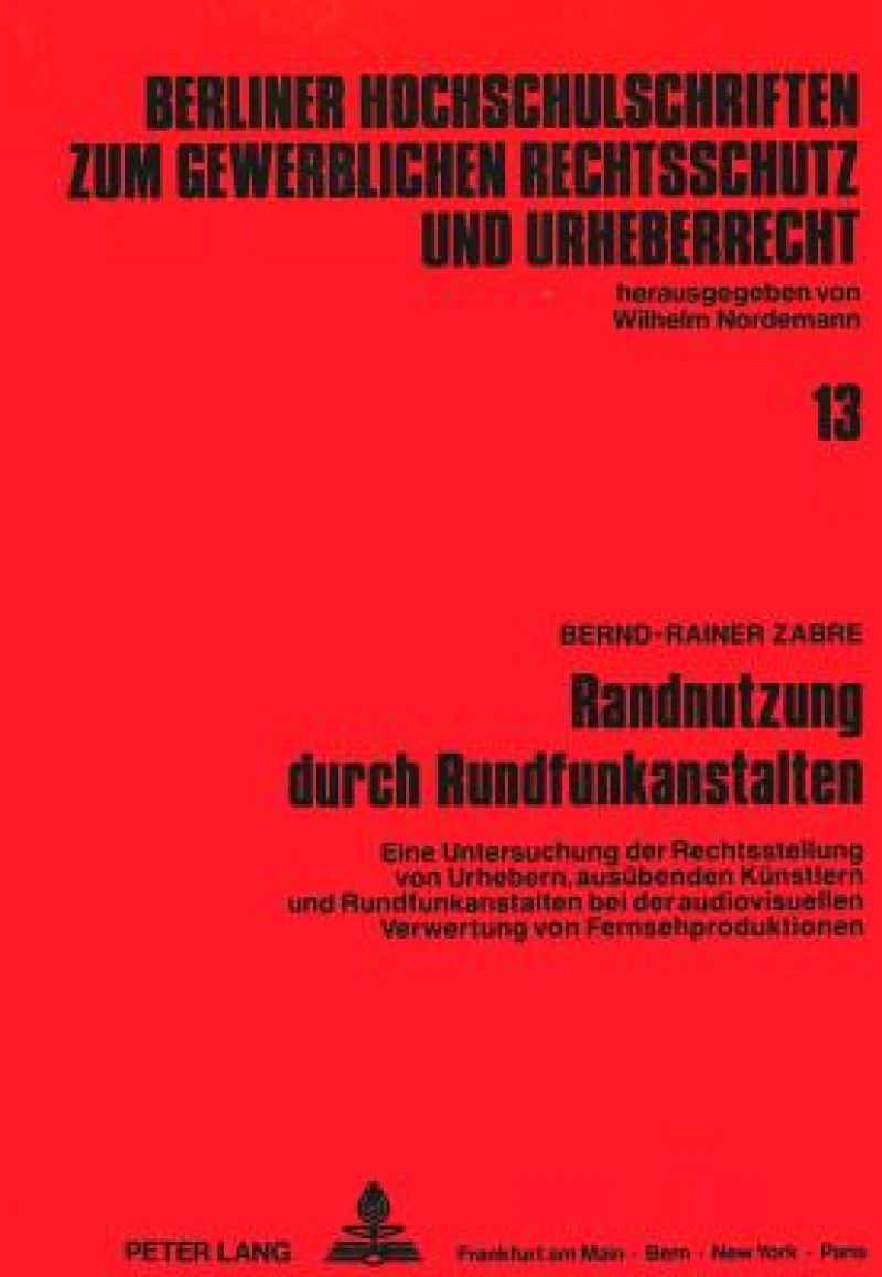 Randnutzung durch Rundfunkanstalten