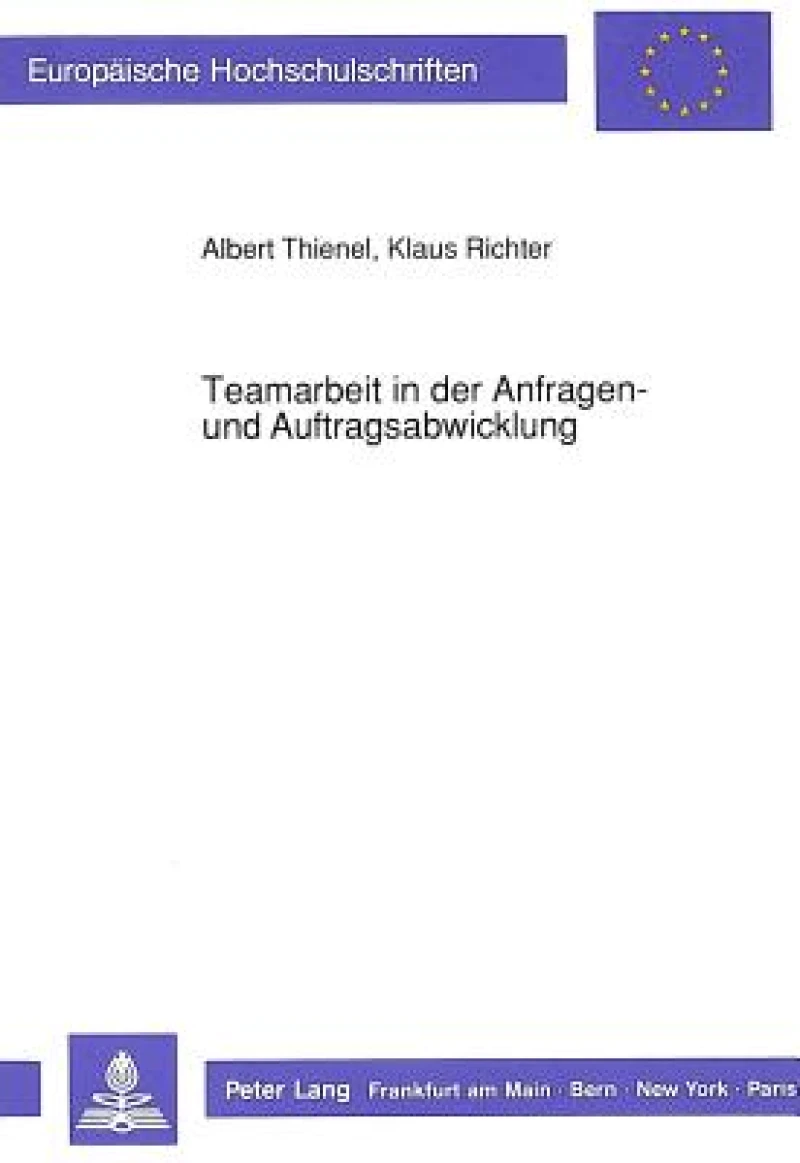 Teamarbeit in der Anfragen- und Auftragsabwicklung