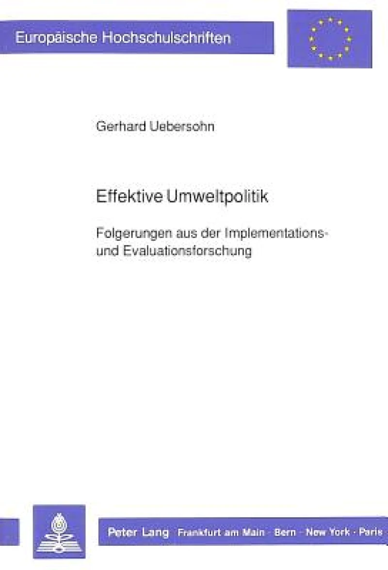 Effektive Umweltpolitik