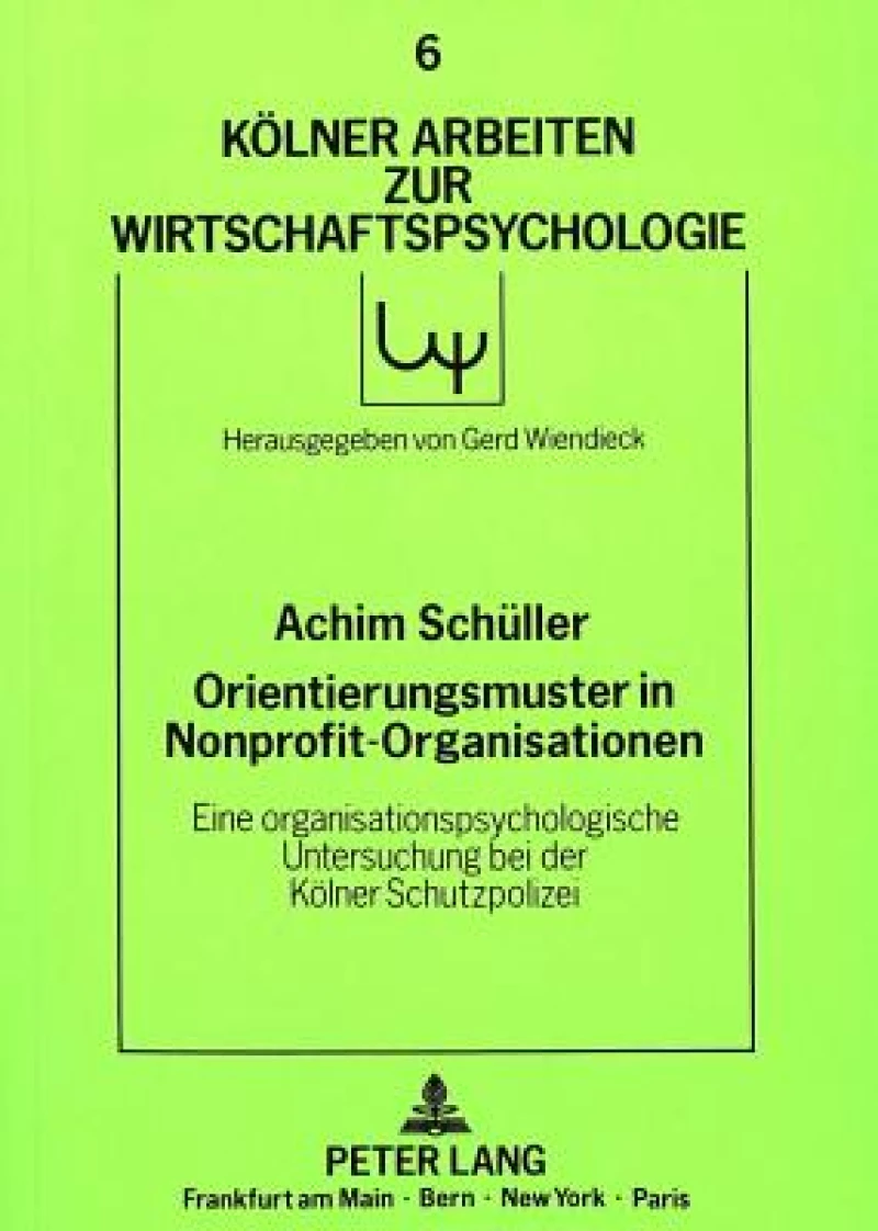 Orientierungsmuster in Nonprofit-Organisationen