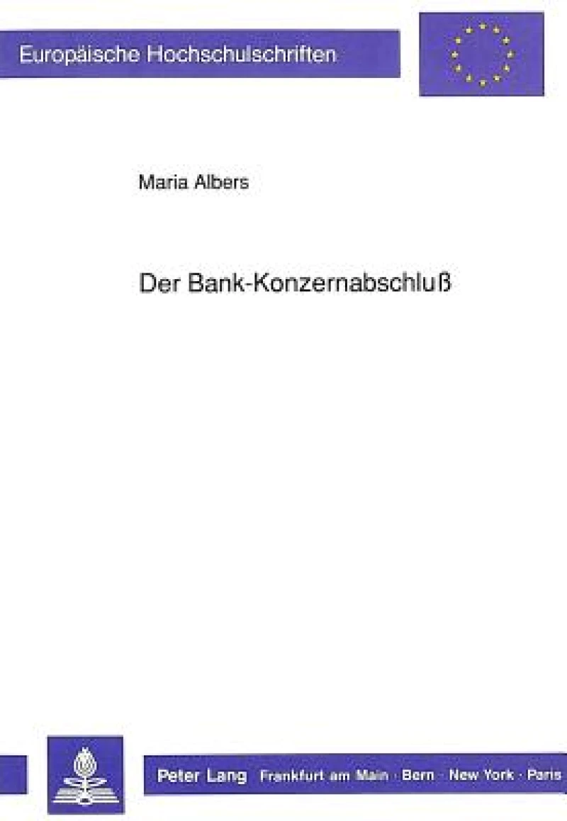Der Bank-Konzernabschlu