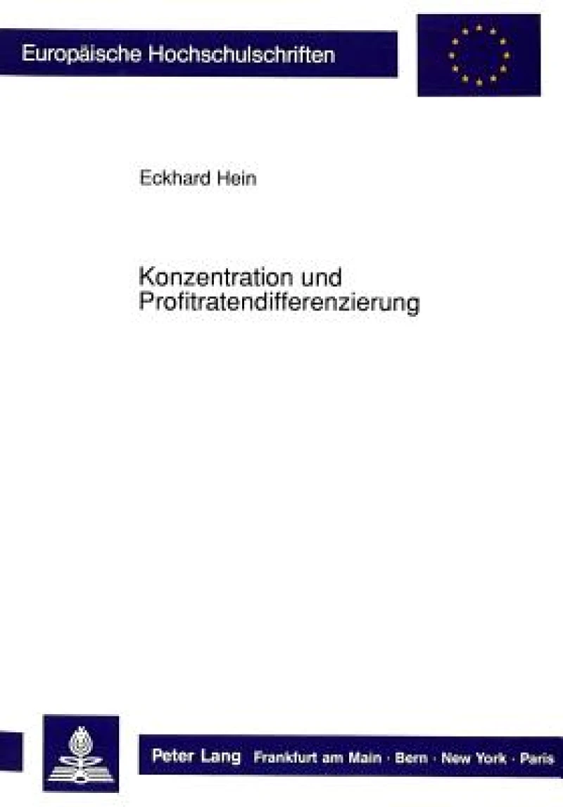 Konzentration und Profitratendifferenzierung