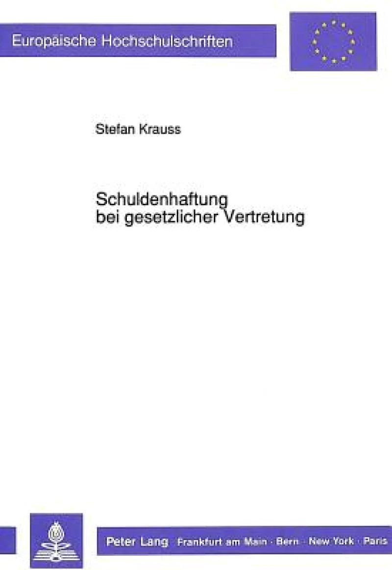 Schuldenhaftung bei gesetzlicher Vertretung