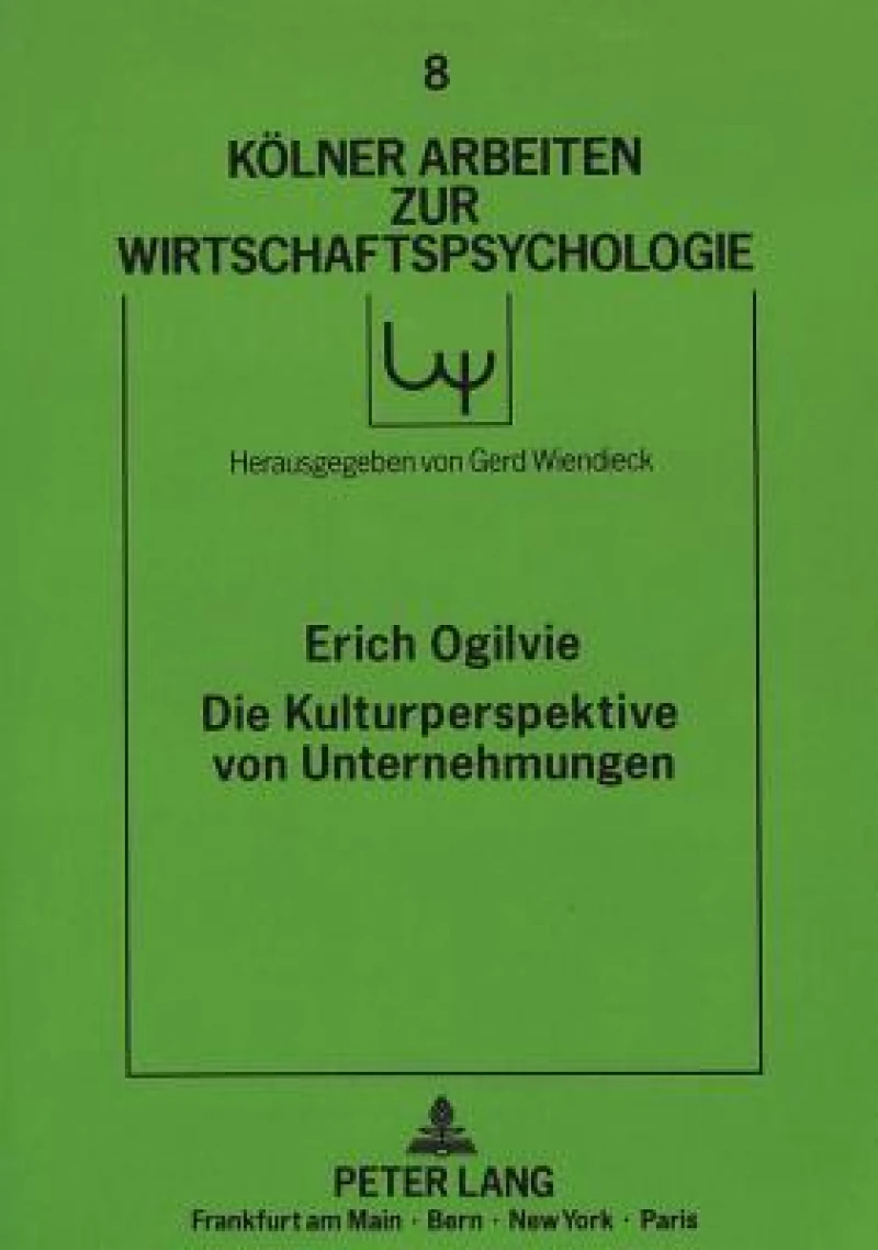 Die Kulturperspektive von Unternehmungen