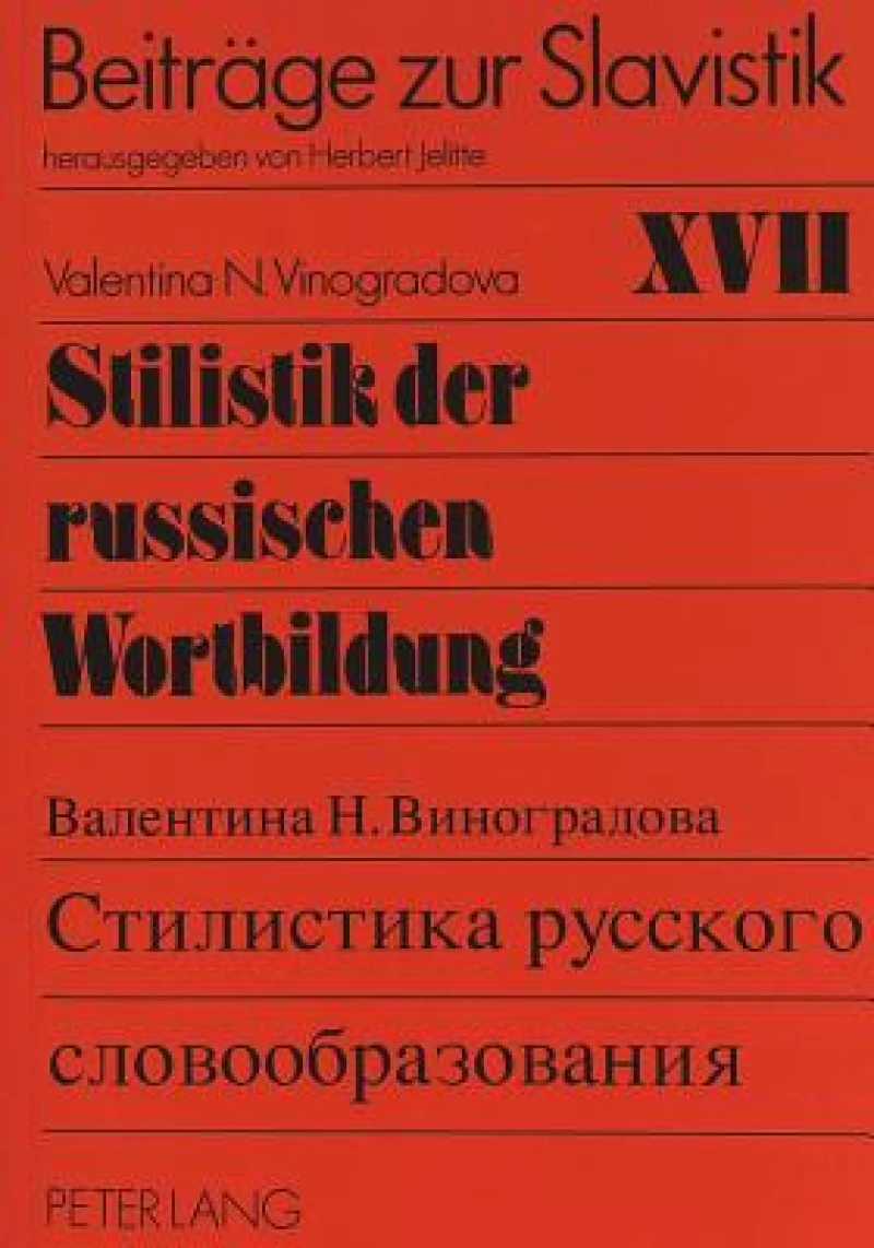 Stilistik der russischen Wortbildung