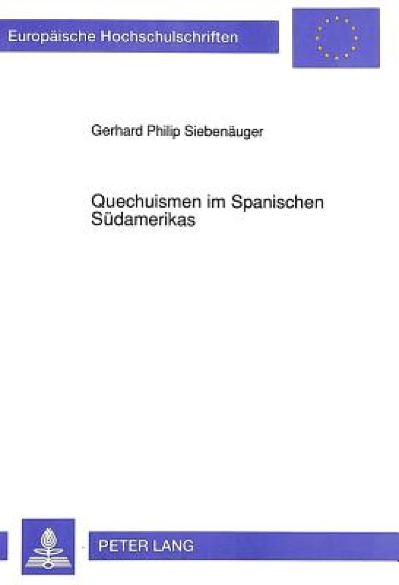 Quechuismen im Spanischen Suedamerikas