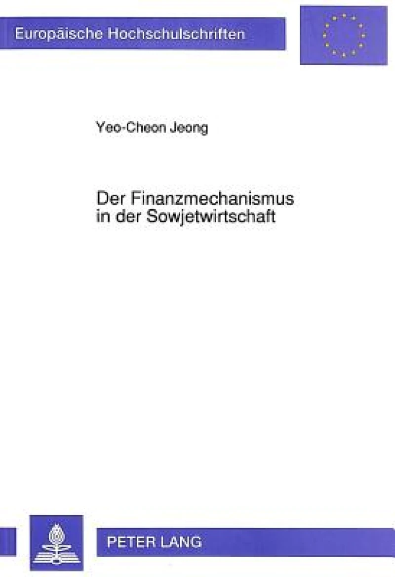 Der Finanzmechanismus in der Sowjetwirtschaft