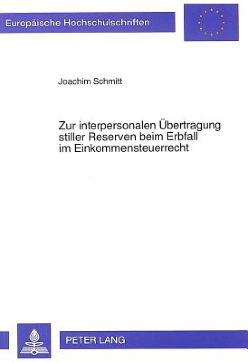 Zur interpersonalen Uebertragung stiller Reserven beim Erbfall im Einkommensteuerrecht