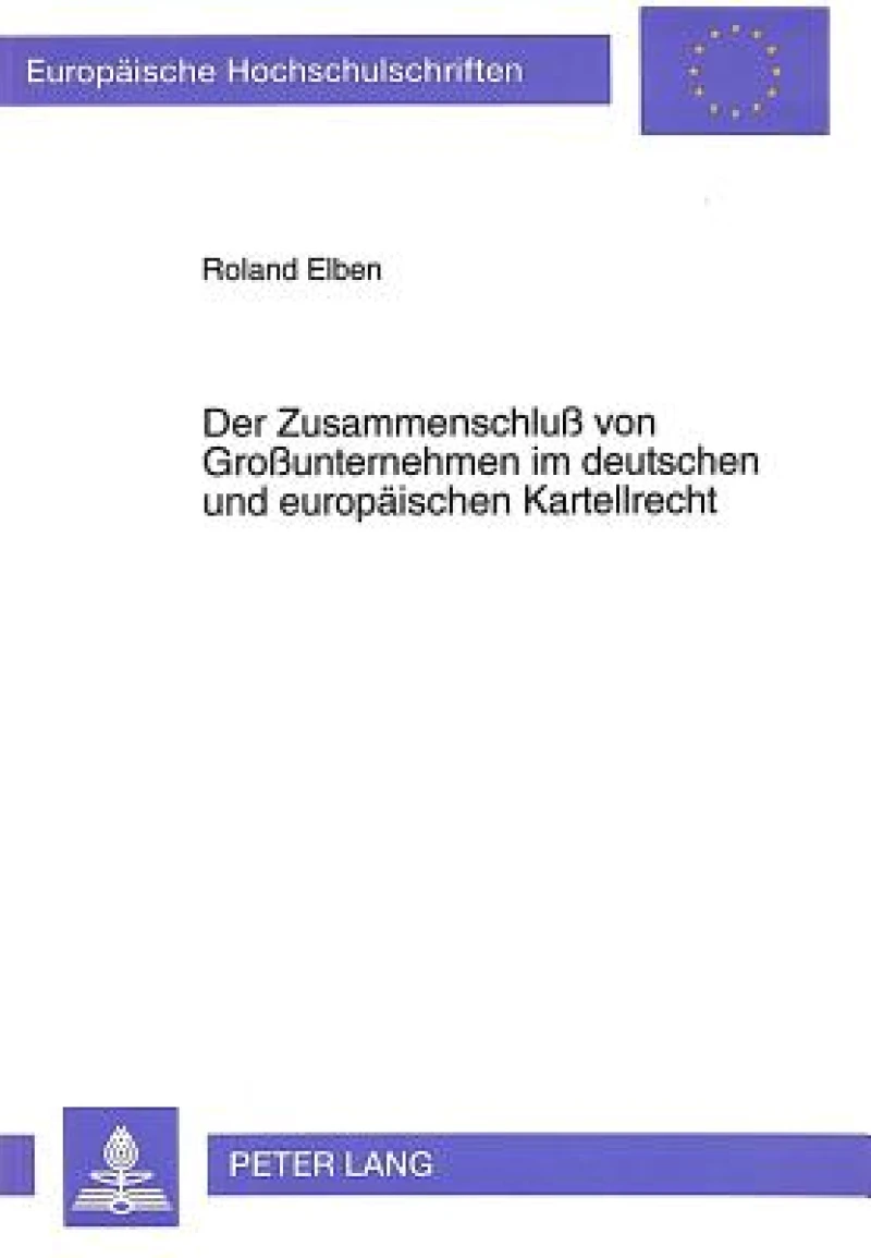 Der Zusammenschlu von Grounternehmen im deutschen und europaeischen Kartellrecht
