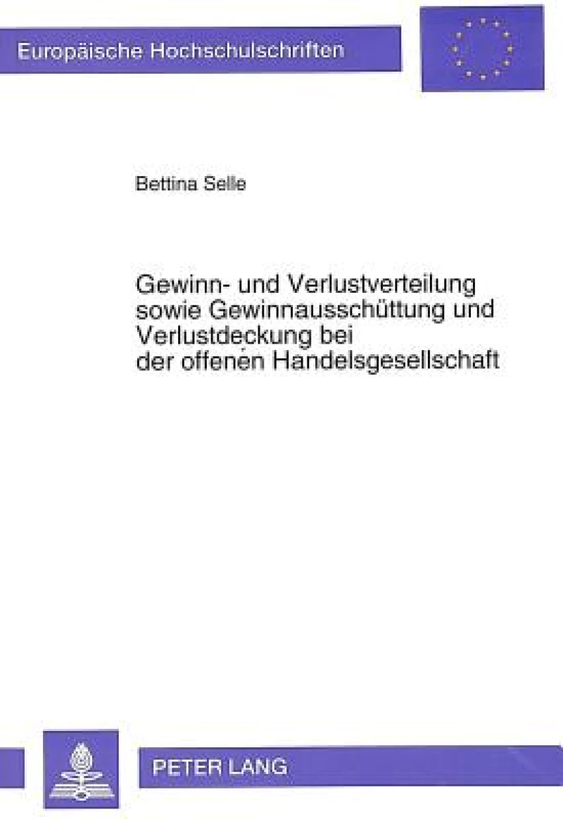 Gewinn- und Verlustverteilung sowie Gewinnausschuettung und Verlustdeckung bei der offenen Handelsgesellschaft