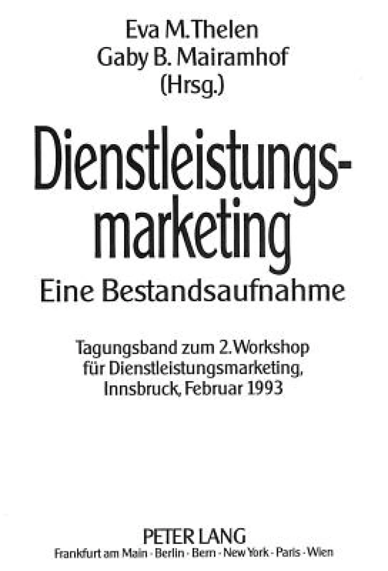 Dienstleistungsmarketing
