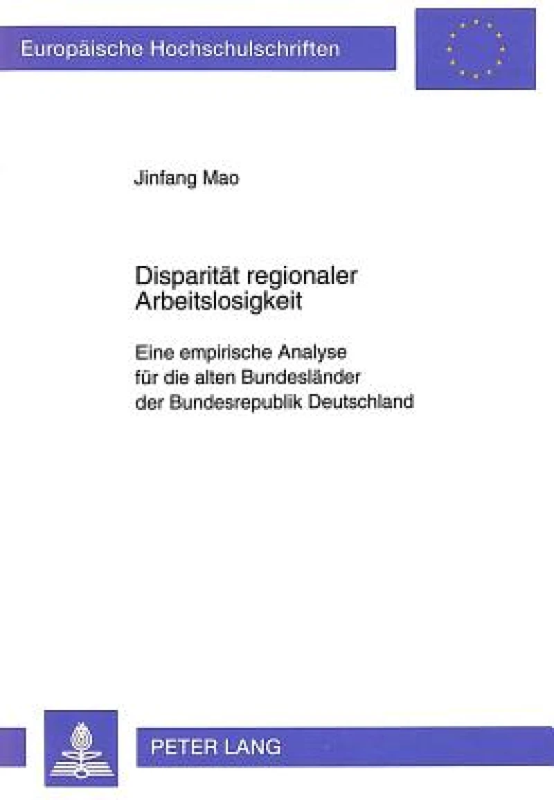 Disparitaet regionaler Arbeitslosigkeit