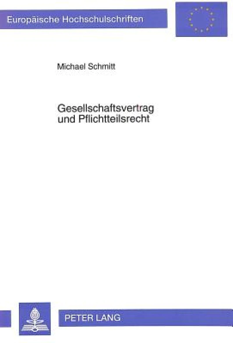 Gesellschaftsvertrag und Pflichtteilsrecht