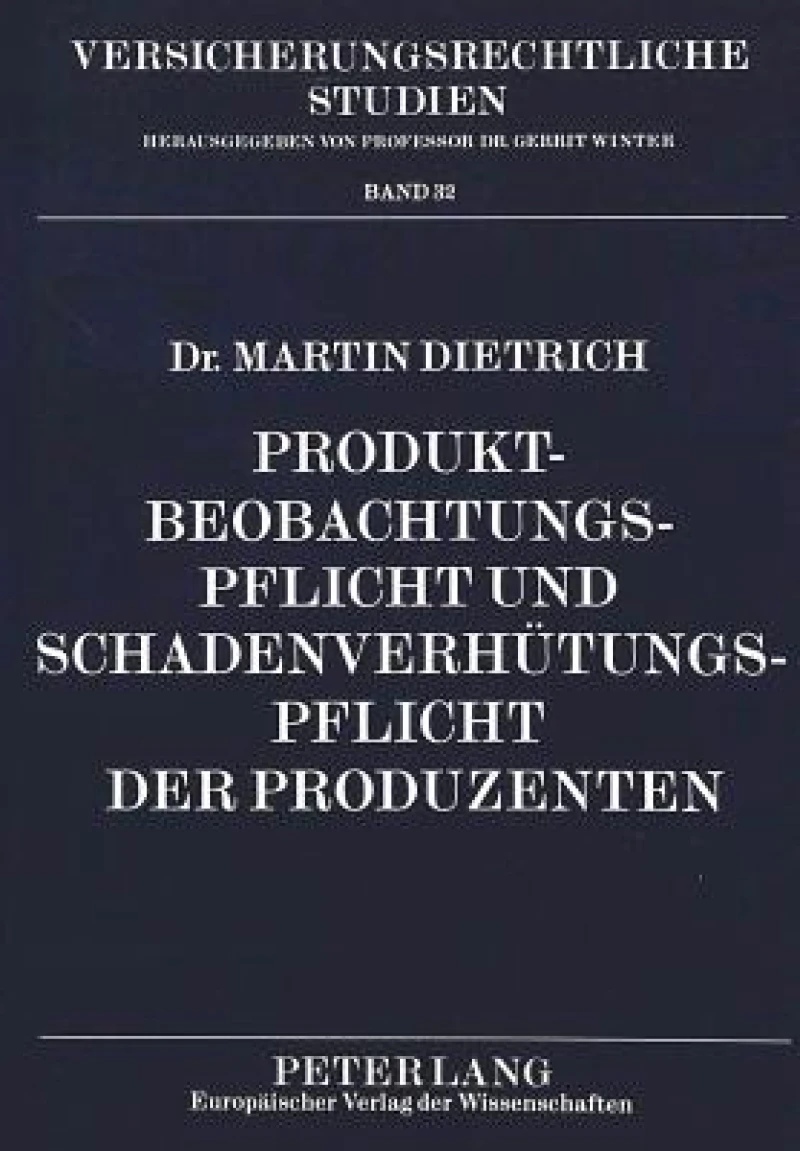Produktbeobachtungspflicht und Schadenverhuetungspflicht der Produzenten