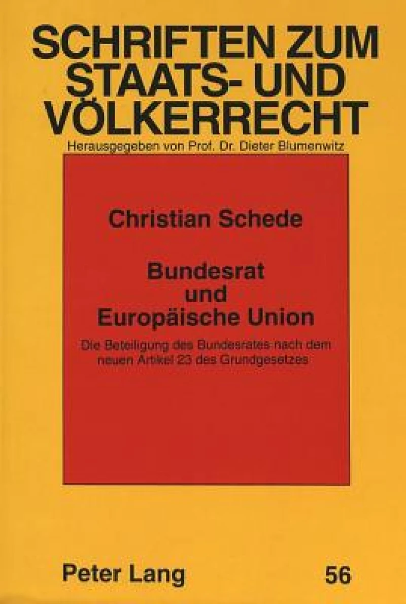 Bundesrat und Europaeische Union