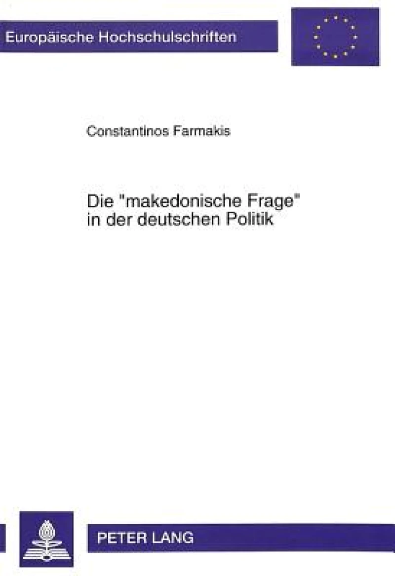 Die «makedonische Frage» in der deutschen Politik