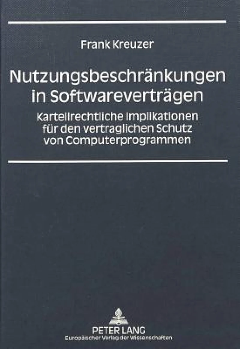 Nutzungsbeschraenkungen in Softwarevertraegen