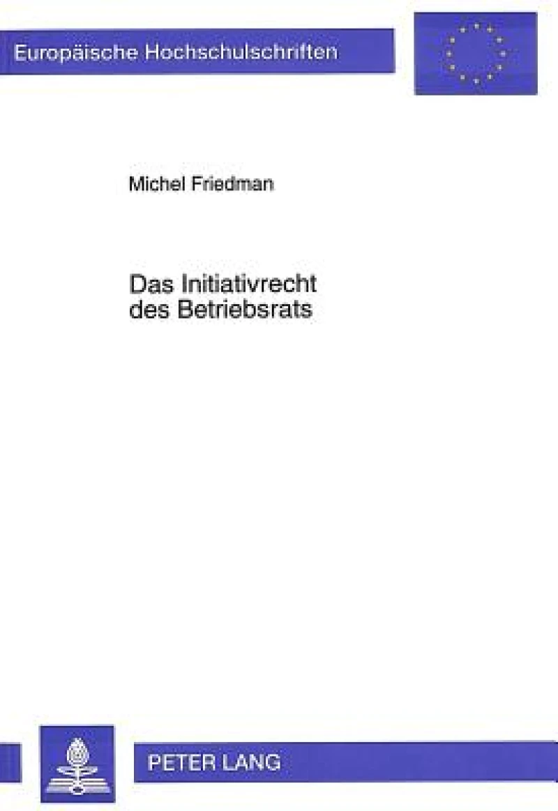 Das Initiativrecht des Betriebsrats