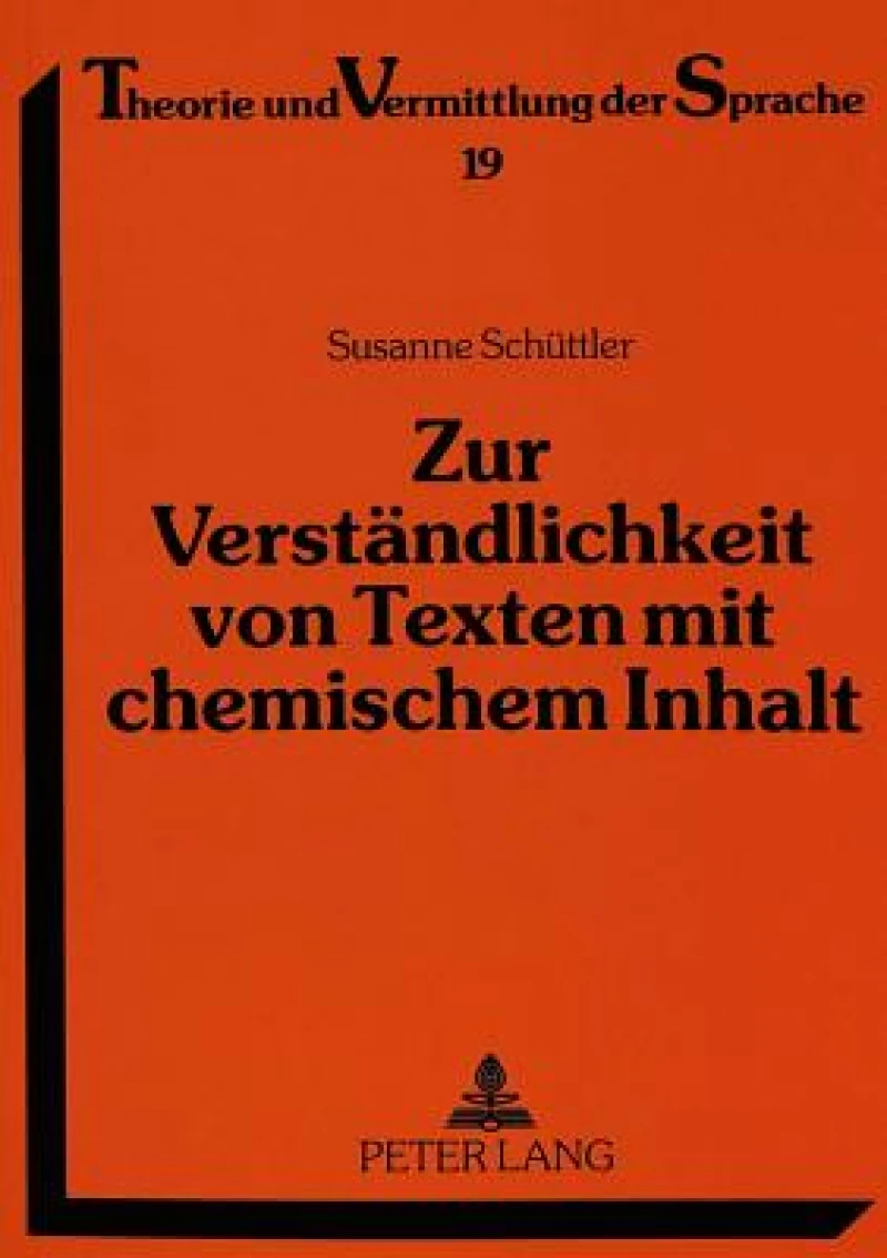 Zur Verstaendlichkeit von Texten mit chemischem Inhalt