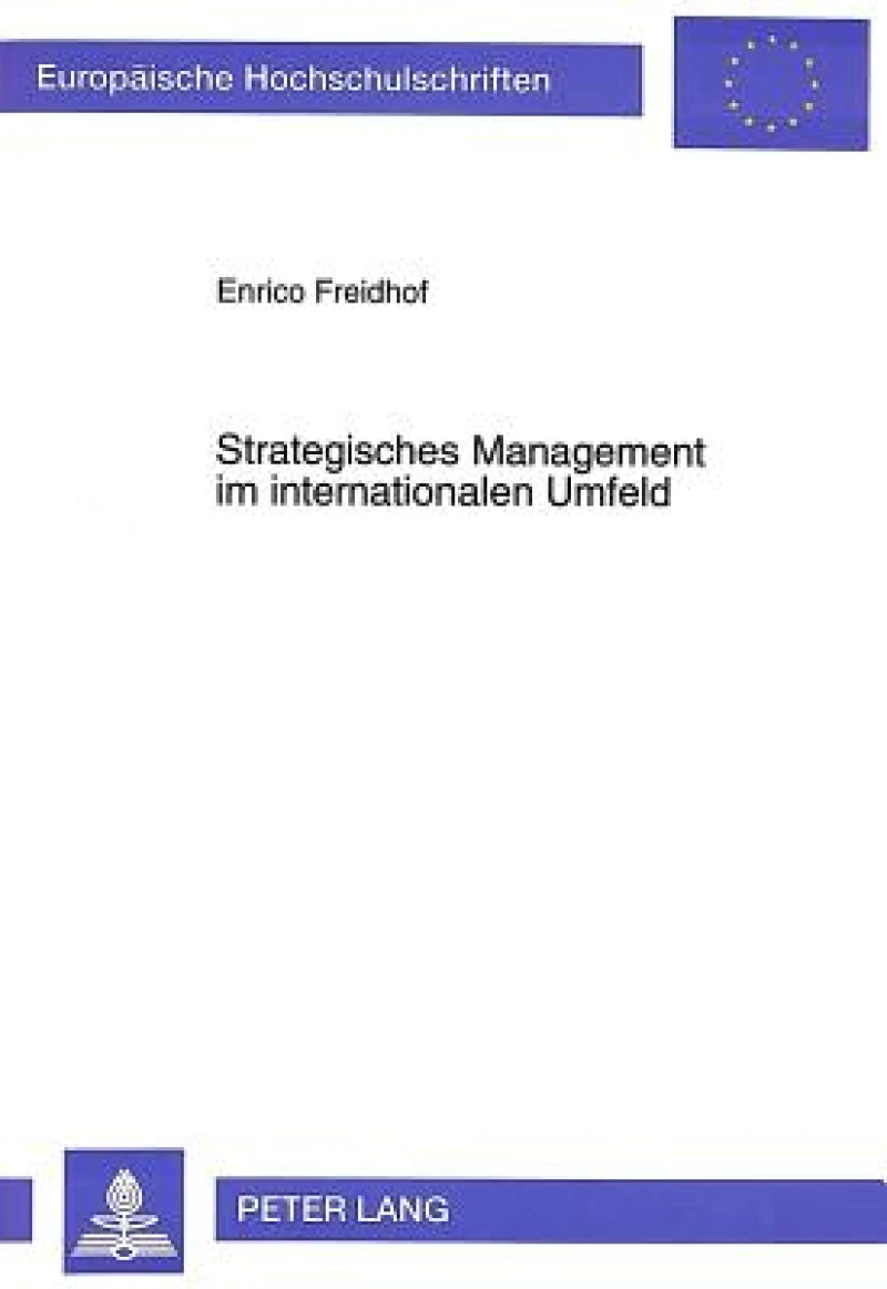Strategisches Management im internationalen Umfeld