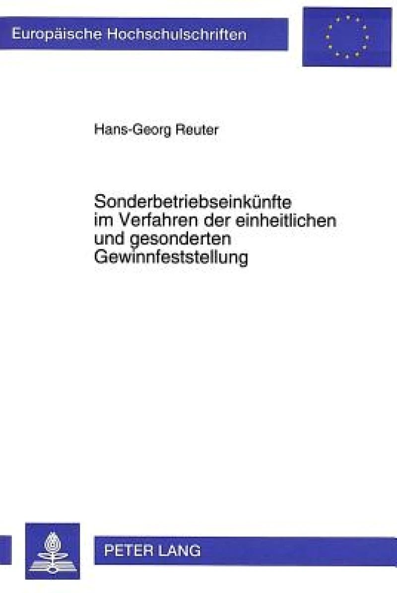 Sonderbetriebseinkuenfte im Verfahren der einheitlichen und gesonderten Gewinnfeststellung