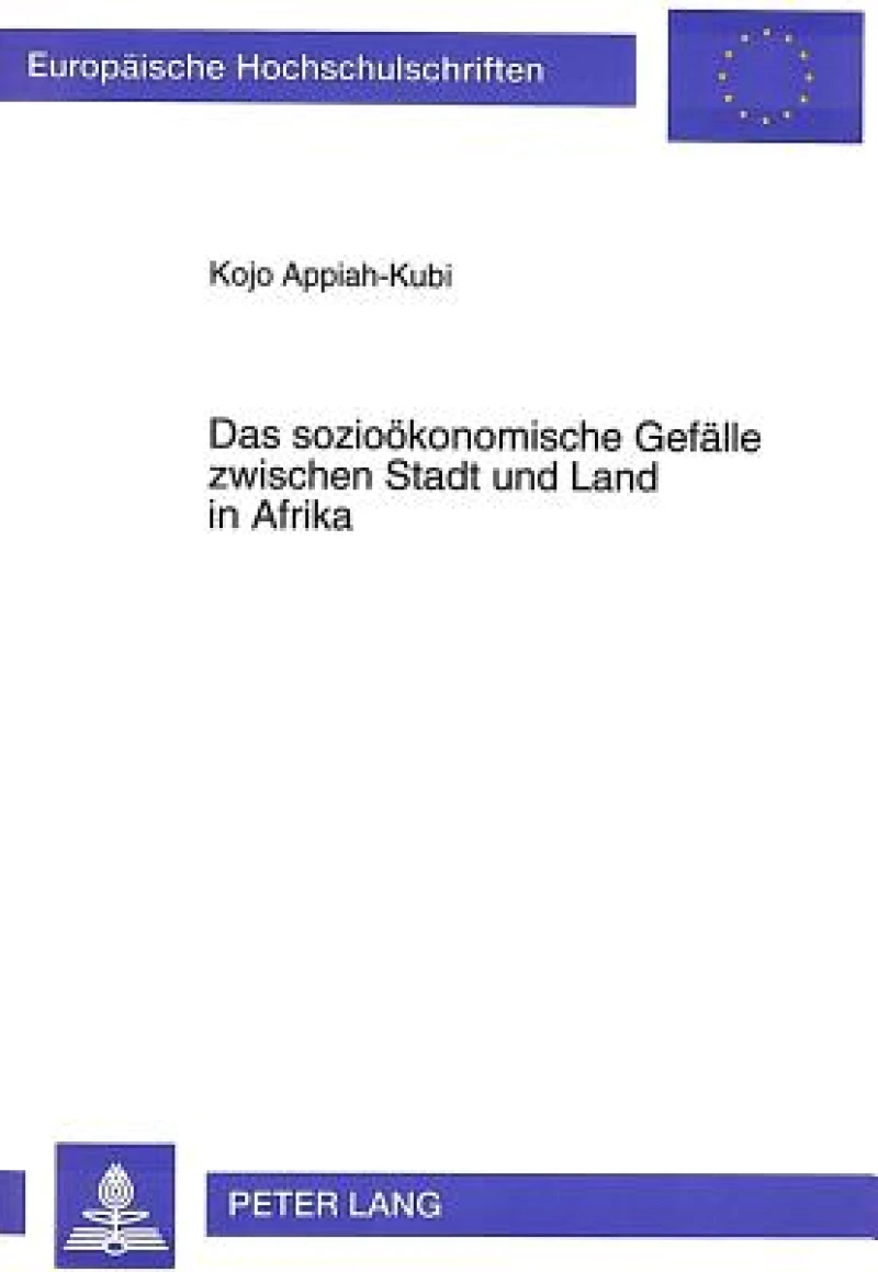 Das soziooekonomische Gefaelle zwischen Stadt und Land in Afrika