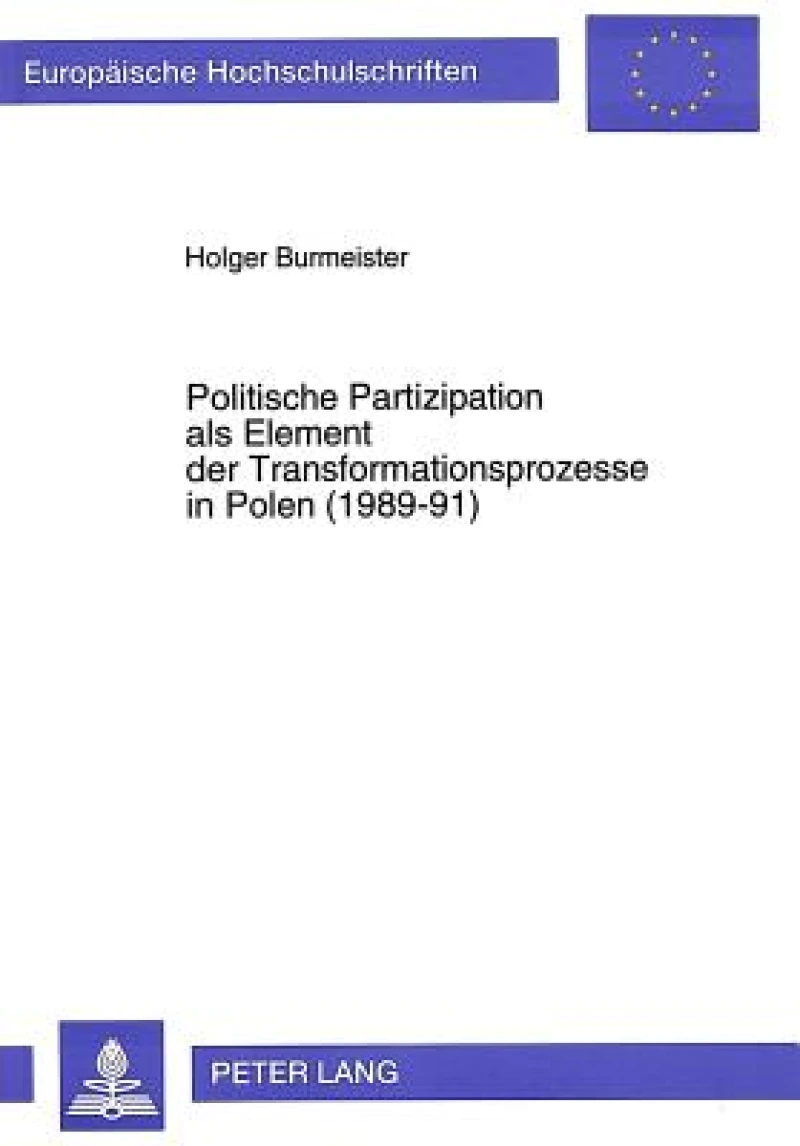 Politische Partizipation als Element der Transformationsprozesse in Polen (1989-91)