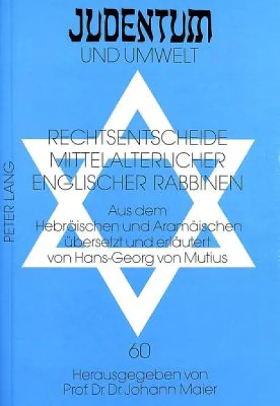 Rechtsentscheide mittelalterlicher englischer Rabbinen