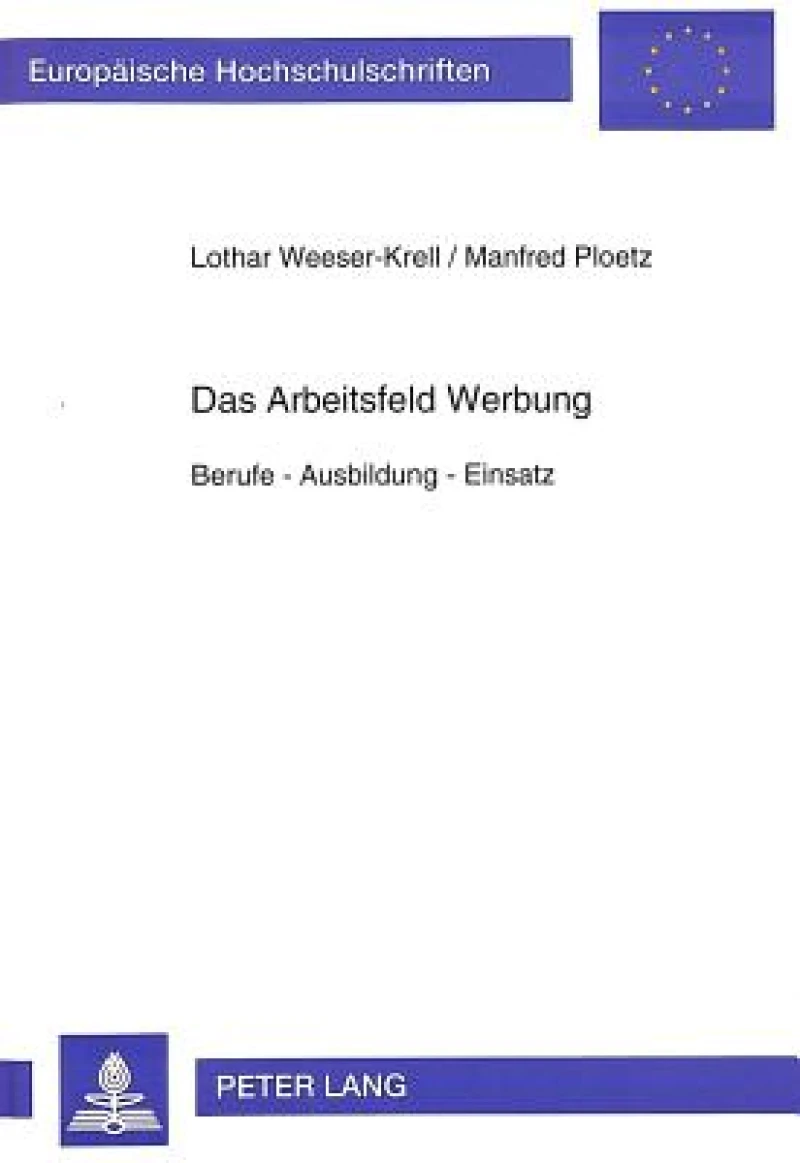 Das Arbeitsfeld Werbung
