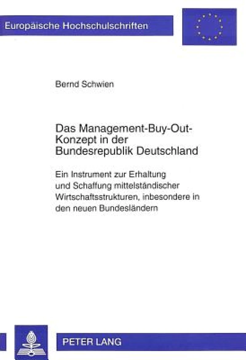 Das Management-Buy-Out-Konzept in der Bundesrepublik Deutschland