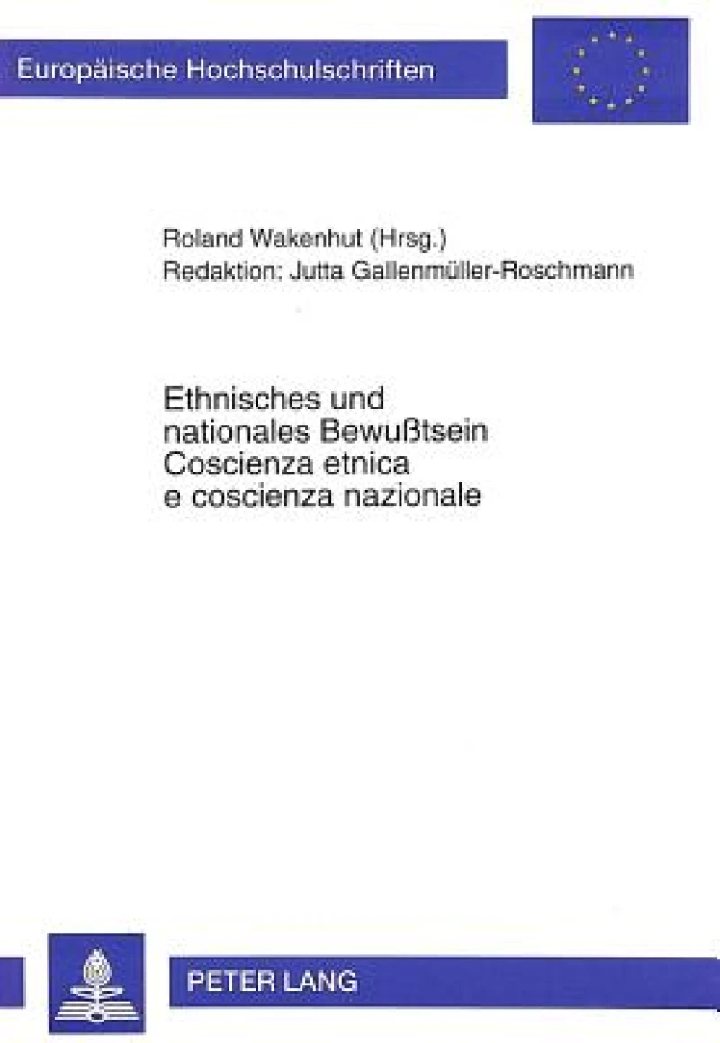 Ethnisches und nationales Bewutsein- Coscienza etnica e coscienza nazionale