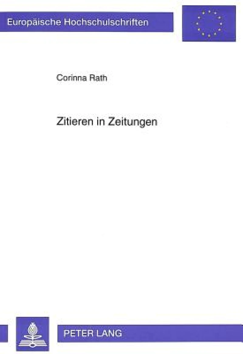 Zitieren in Zeitungen
