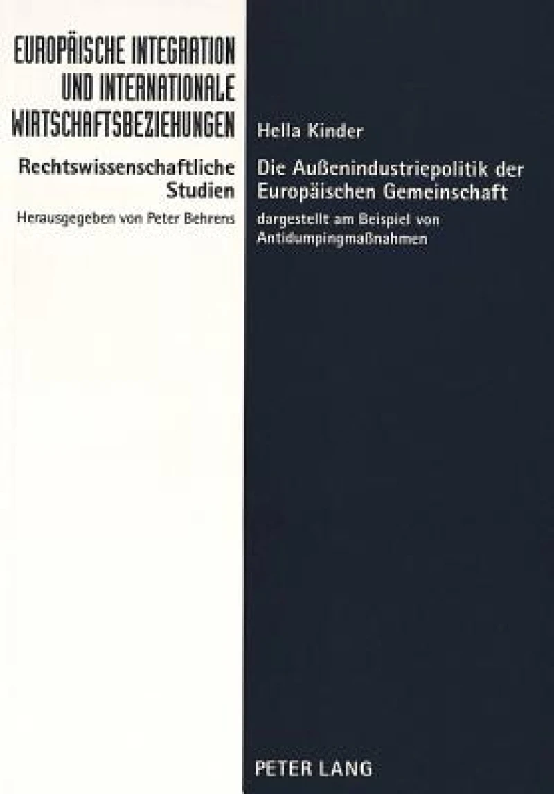 Die Auenindustriepolitik der Europaeischen Gemeinschaft