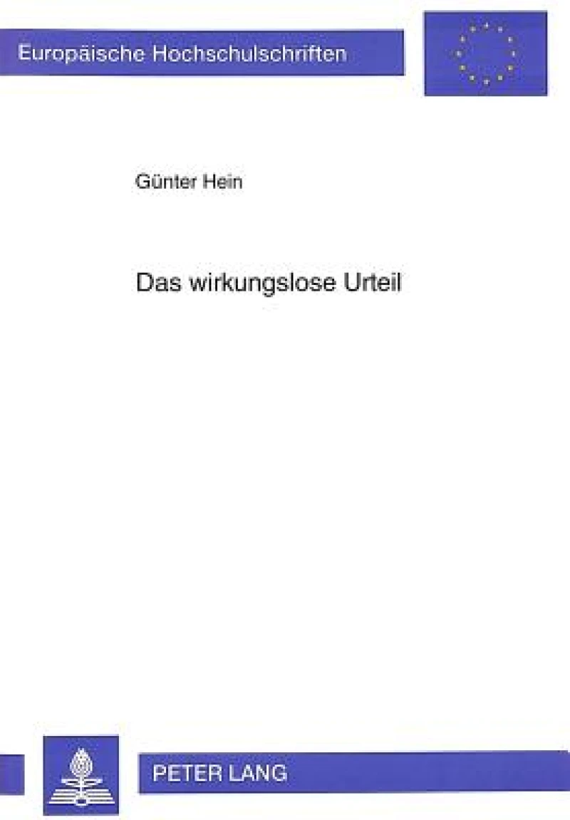 Das wirkungslose Urteil